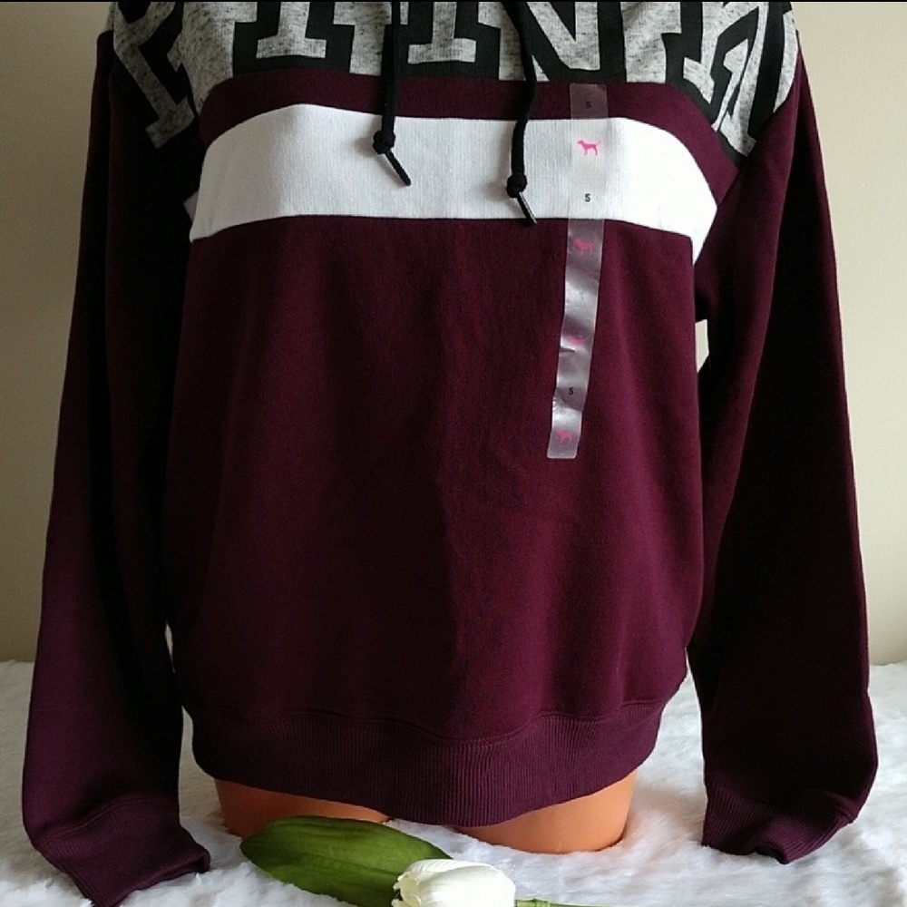 SOLD❌Size S🌺PINK VICTORIA'S SECRET PULLOVER.nwt - Picture 3 of 6